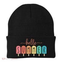 Hello Summer Vacation Ice Cream Popsicle Ice Lolly Beanie thumb 0