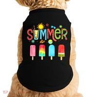 Hello Summer Vacation Ice Cream Popsicle Ice Lolly Gifts Doggie Tank thumb 0