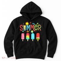 Hello Summer Vacation Ice Cream Popsicle Ice Lolly Gifts Hoodie thumb 0