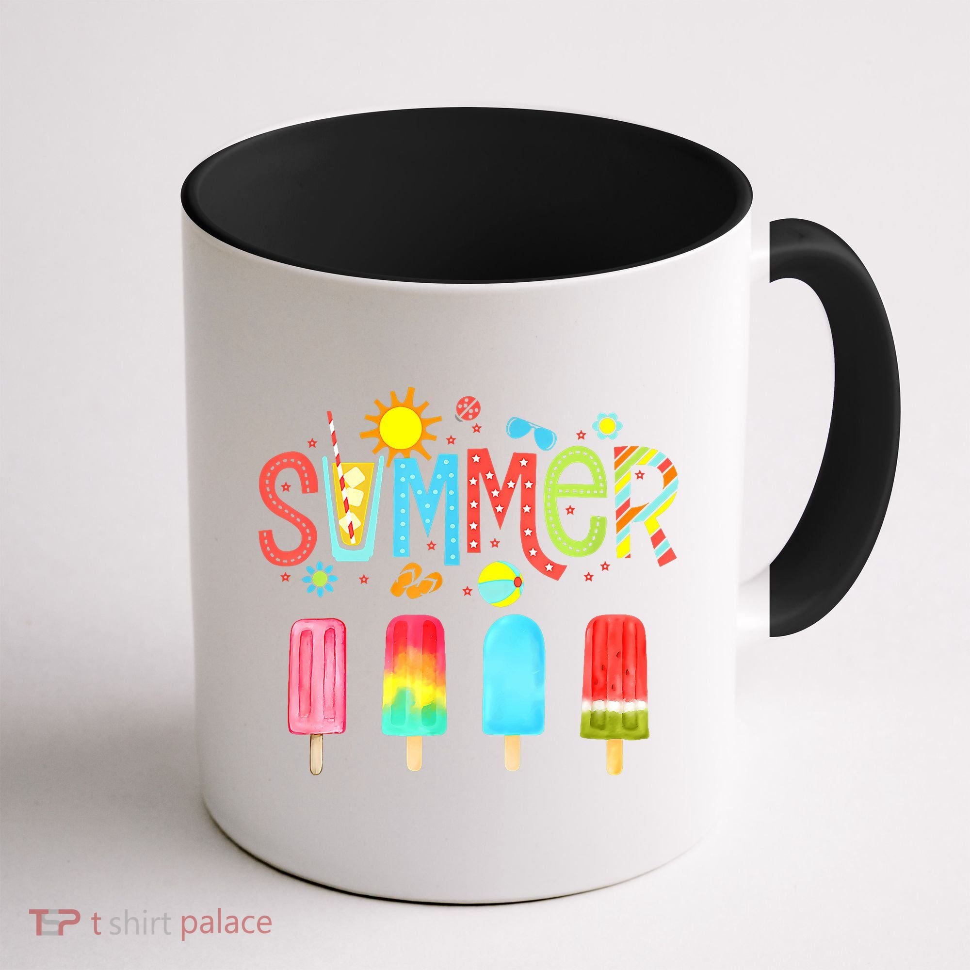Hello Summer Vacation Ice Cream Popsicle Ice Lolly Gifts Coffee Mug