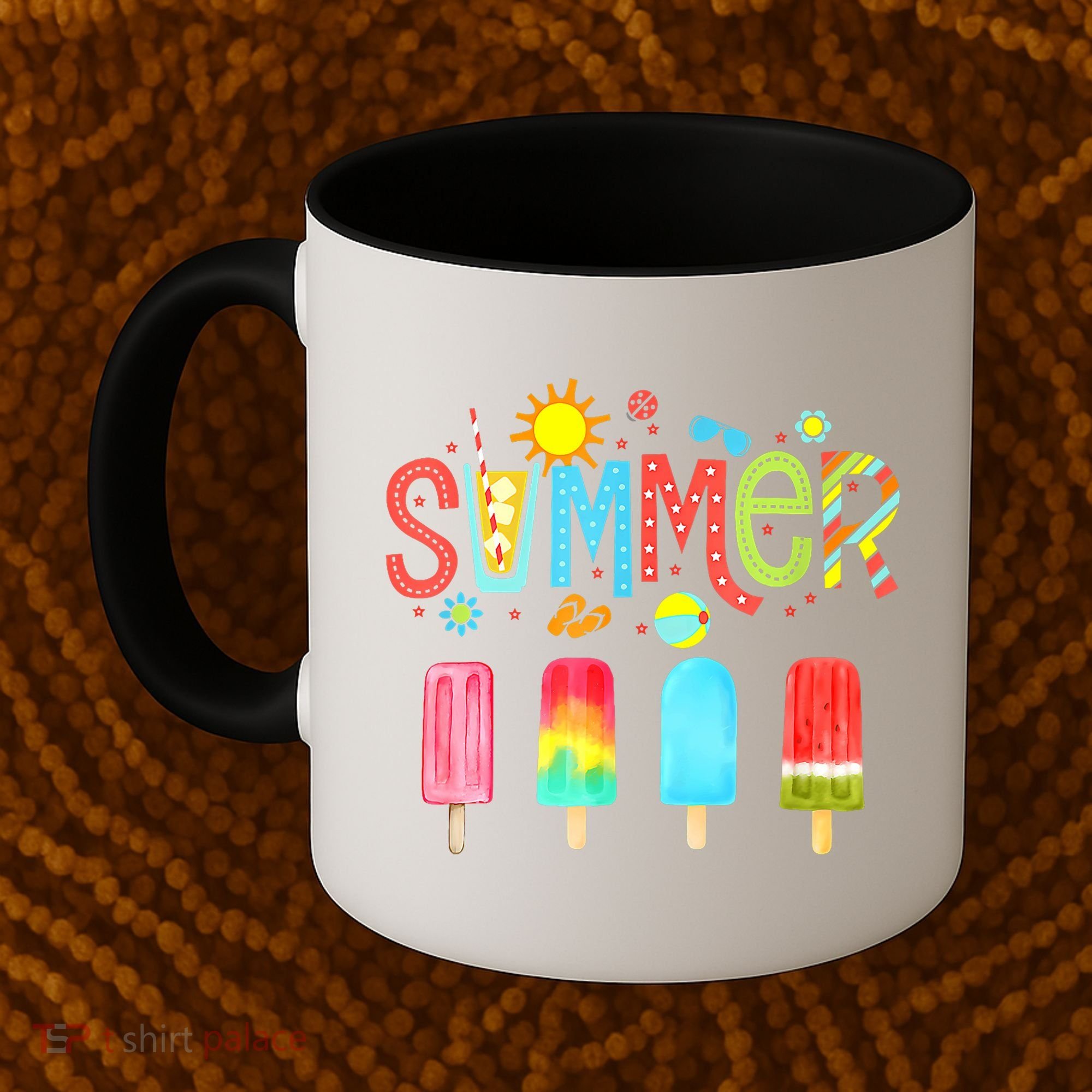 Hello Summer Vacation Ice Cream Popsicle Ice Lolly Gifts Coffee Mug