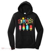 Hello Summer Vacation Ice Cream Popsicle Ice Lolly Gifts Women's Hoodie thumb 0