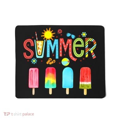 Hello Summer Vacation Ice Cream Popsicle Ice Lolly Gifts Mousepad