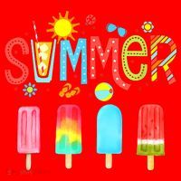 Hello Summer Vacation Ice Cream Popsicle Ice Lolly Gifts Santa Hat thumb 1