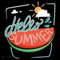 Hello Summer Watermelon Sunshine Bucket Hat thumb 4
