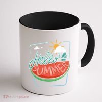 Hello Summer Watermelon Sunshine Coffee Mug thumb 1