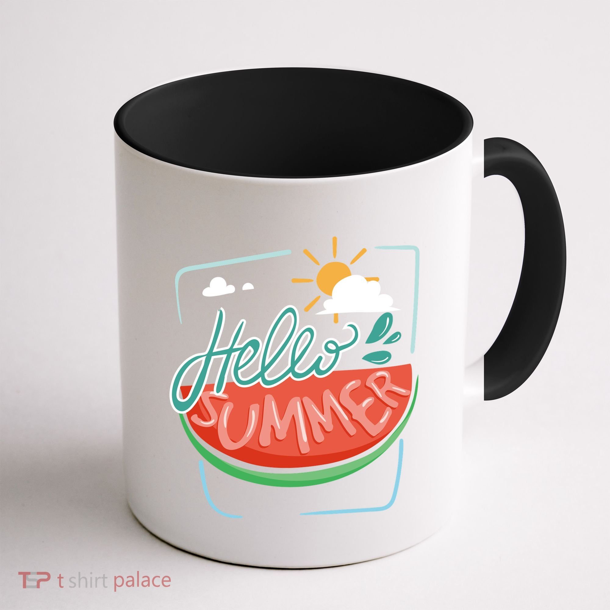 Hello Summer Watermelon Sunshine Coffee Mug