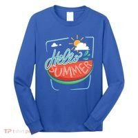 Hello Summer Watermelon Sunshine Long Sleeve Shirt thumb 0