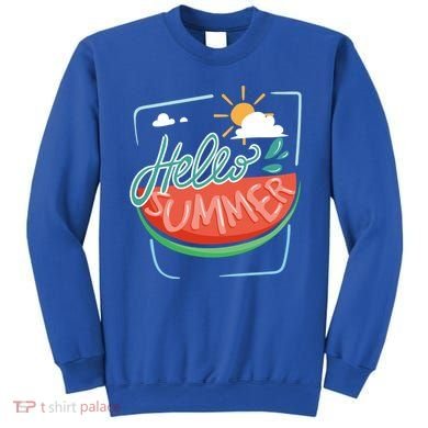 Hello Summer Watermelon Sunshine Sweatshirt