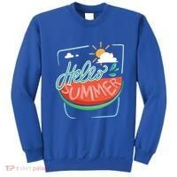 Hello Summer Watermelon Sunshine Sweatshirt thumb 0