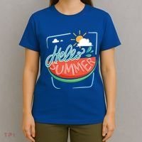 Hello Summer Watermelon Sunshine T-Shirt thumb 4