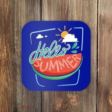 Hello Summer Watermelon Sunshine Coaster