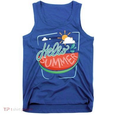 Hello Summer Watermelon Sunshine Tank Top