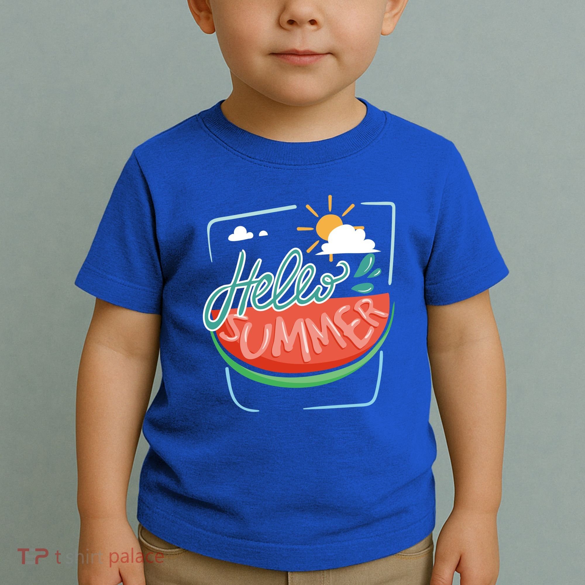 Hello Summer Watermelon Sunshine Toddler T-Shirt