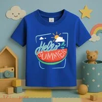 Hello Summer Watermelon Sunshine Toddler T-Shirt thumb 3