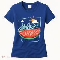 Hello Summer Watermelon Sunshine Women's T-Shirt thumb 0