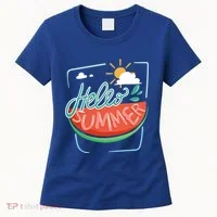 Hello Summer Watermelon Sunshine Women's T-Shirt thumb 0