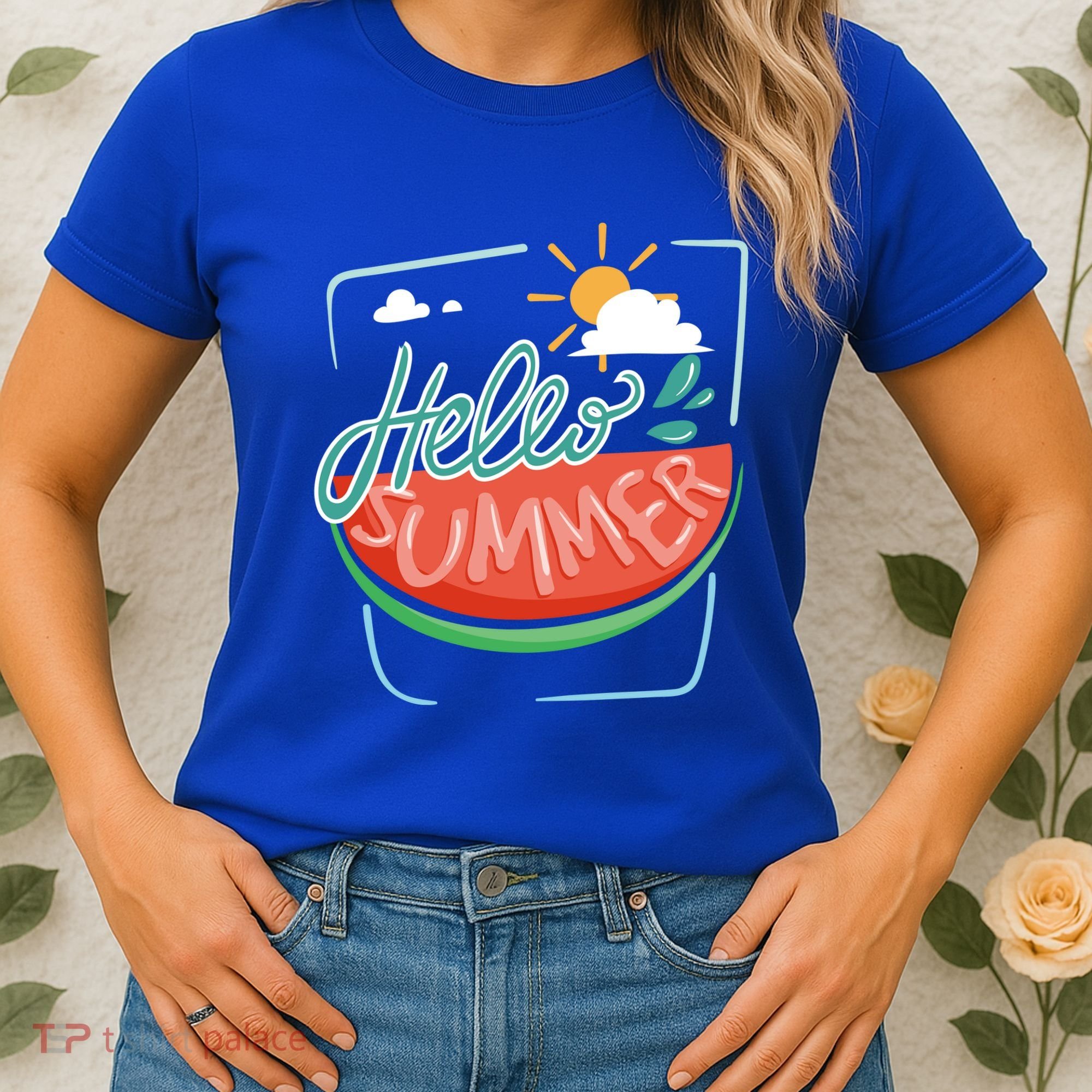 Hello Summer Watermelon Sunshine Women's T-Shirt