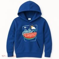 Hello Summer Watermelon Sunshine Kids Hoodie thumb 0