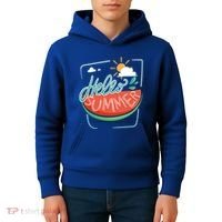 Hello Summer Watermelon Sunshine Kids Hoodie thumb 4