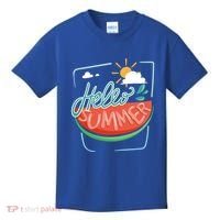 Hello Summer Watermelon Sunshine Kids T-Shirt thumb 0