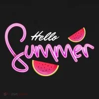 Hello Summer Watermelon Retro Bucket Hat thumb 4