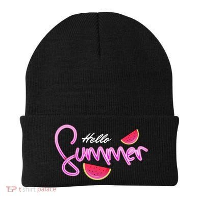 Hello Summer Watermelon Retro Beanie