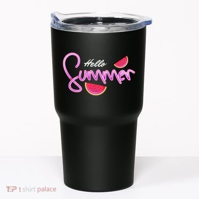 Hello Summer Watermelon Retro Tumbler