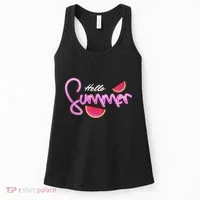 Hello Summer Watermelon Retro Women's Tank Top thumb 0