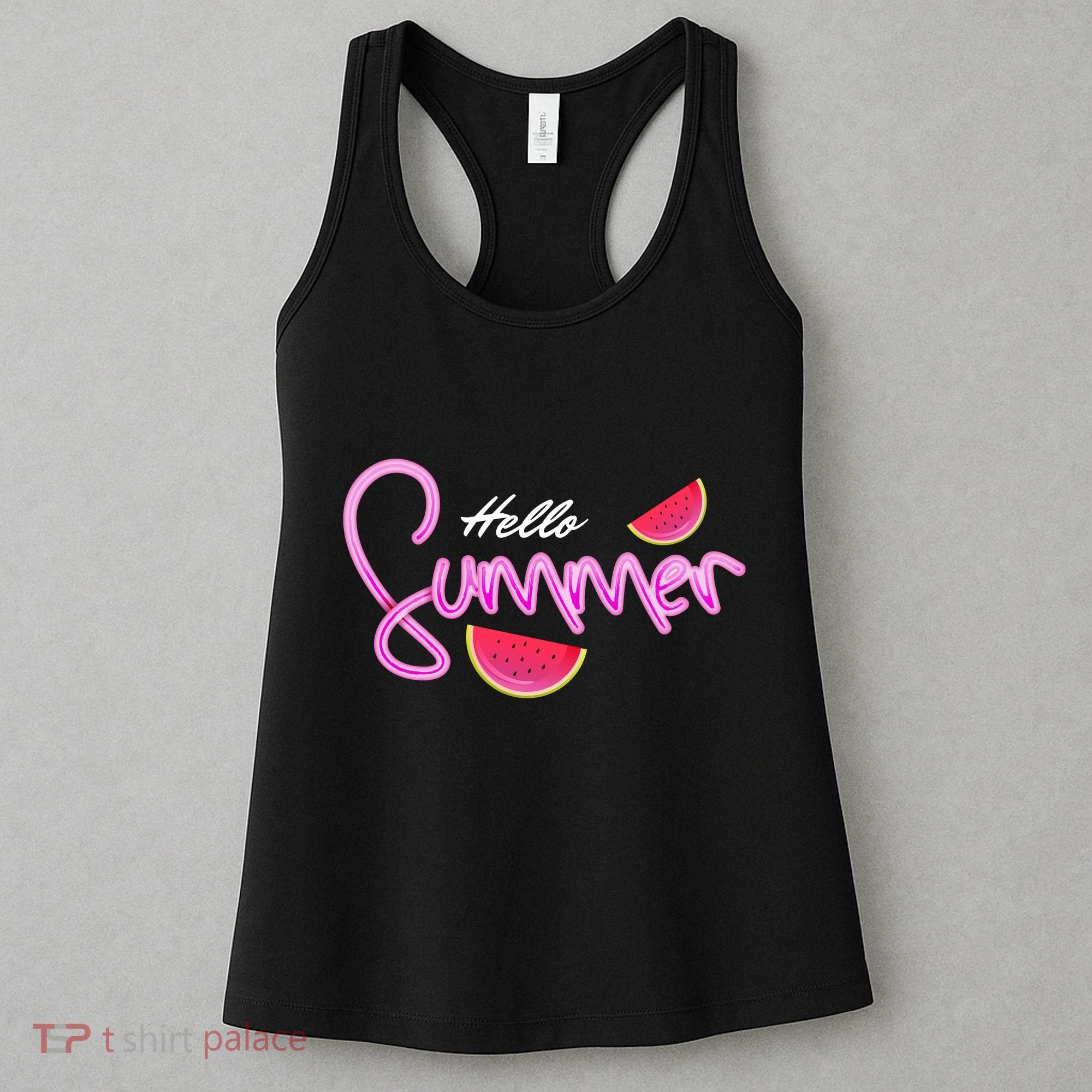 Hello Summer Watermelon Retro Women's Tank Top