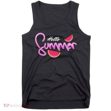 Hello Summer Watermelon Retro Tank Top
