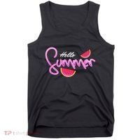Hello Summer Watermelon Retro Tank Top thumb 0