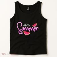 Hello Summer Watermelon Retro Tank Top thumb 2