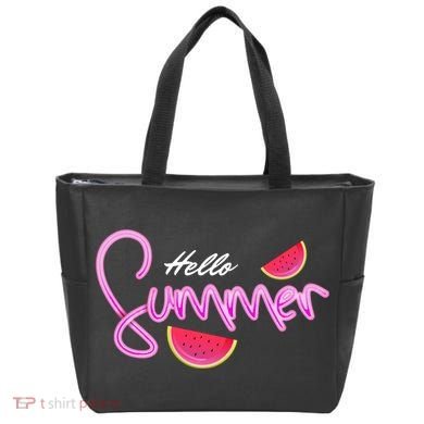 Hello Summer Watermelon Retro Tote Bag