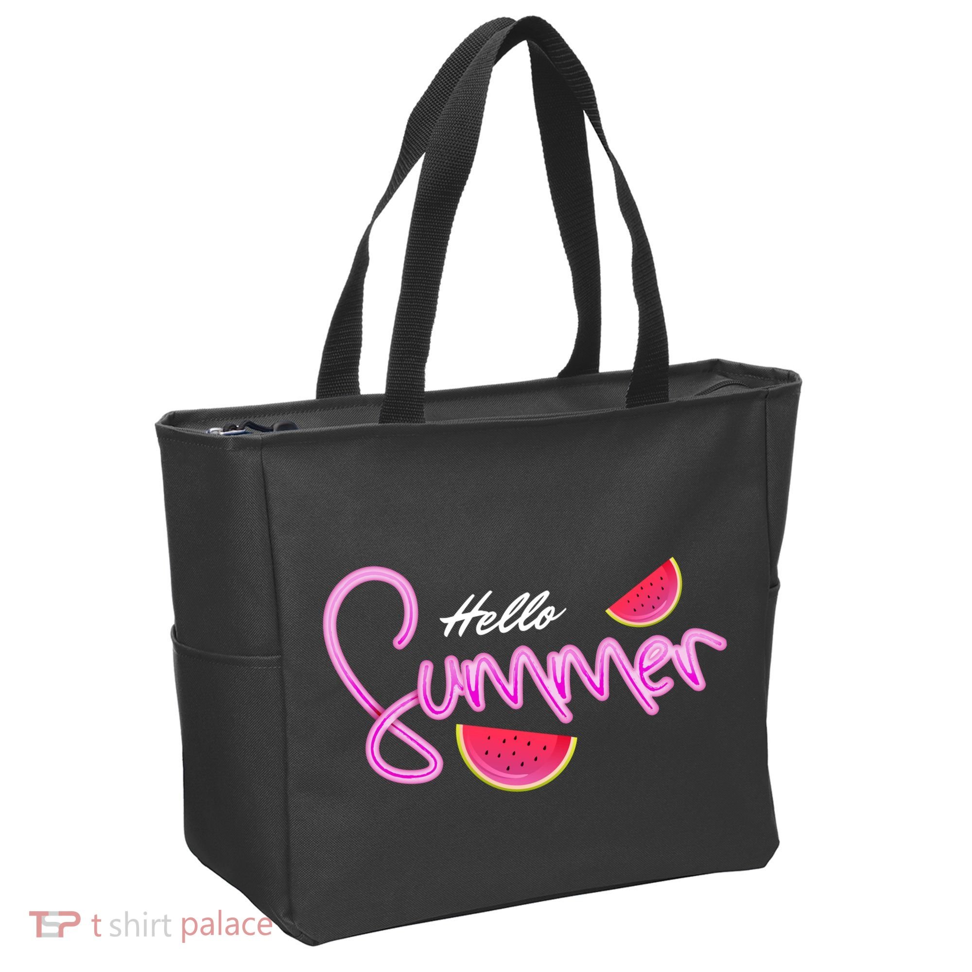 Hello Summer Watermelon Retro Tote Bag