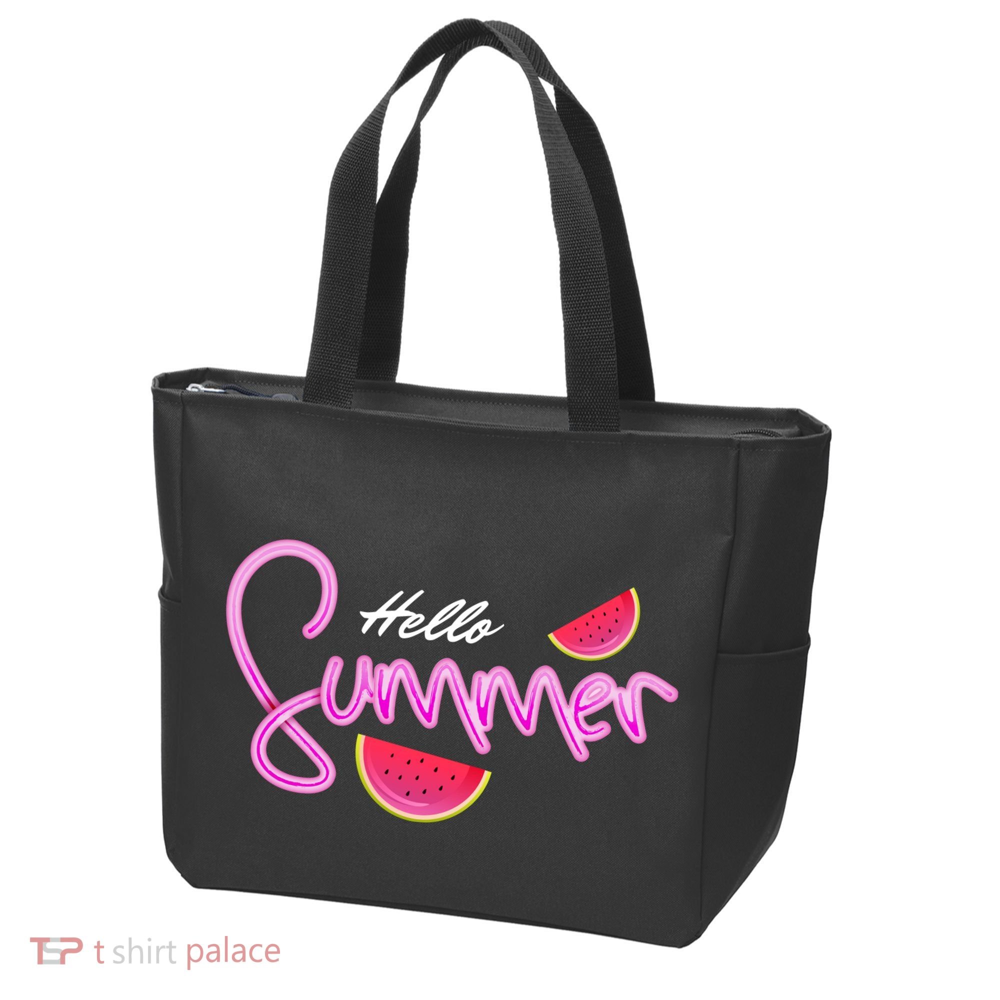 Hello Summer Watermelon Retro Tote Bag