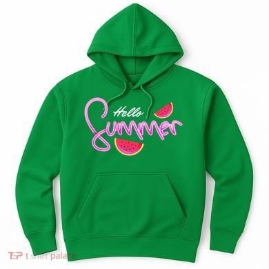 Hello Summer Watermelon Retro Hoodie