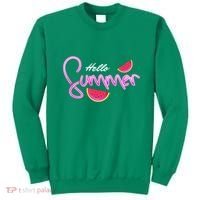 Hello Summer Watermelon Retro Sweatshirt thumb 0