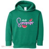 Hello Summer Watermelon Retro Toddler Hoodie thumb 0
