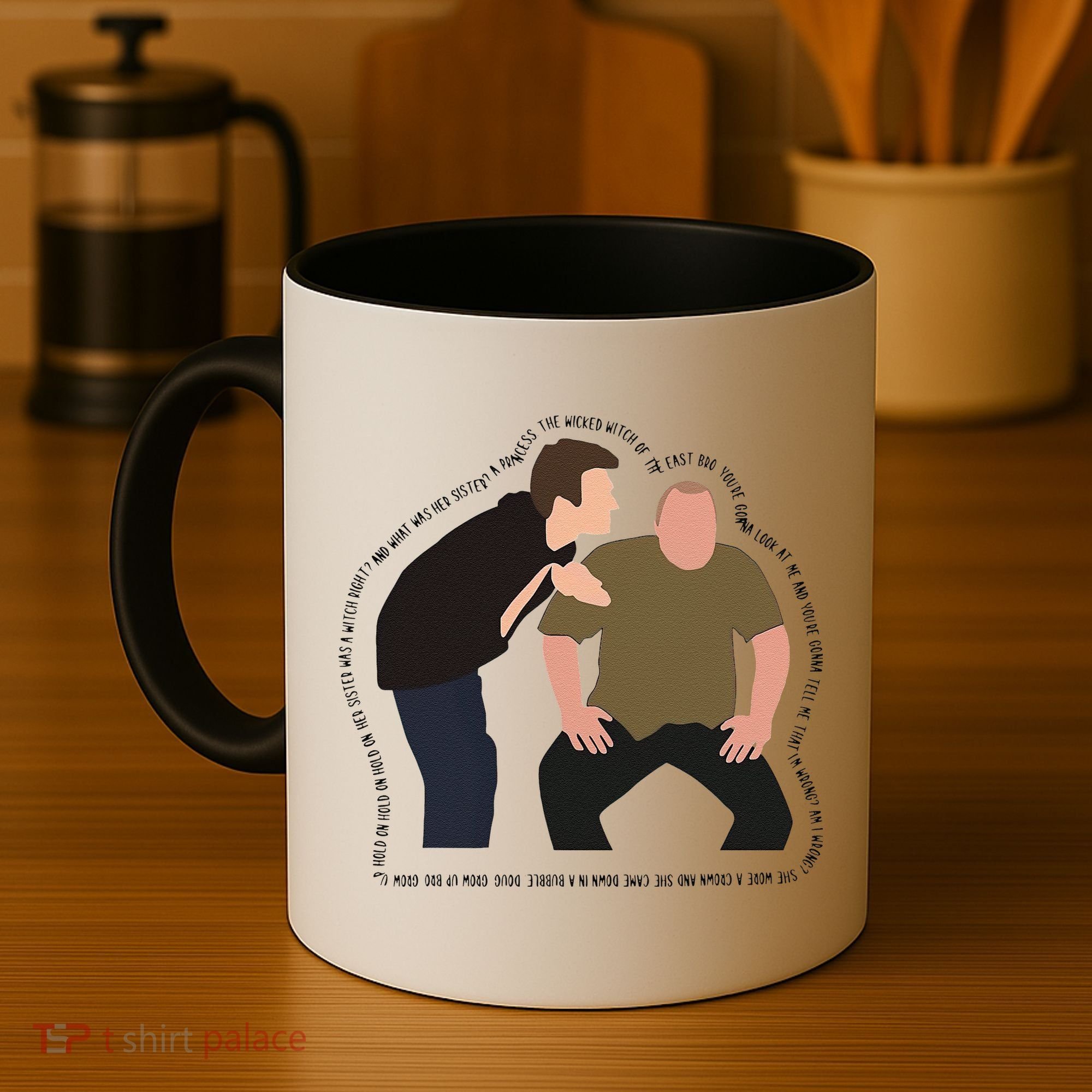 Her Sister Was A Witch Bro Funny Halloween Coffee Mug