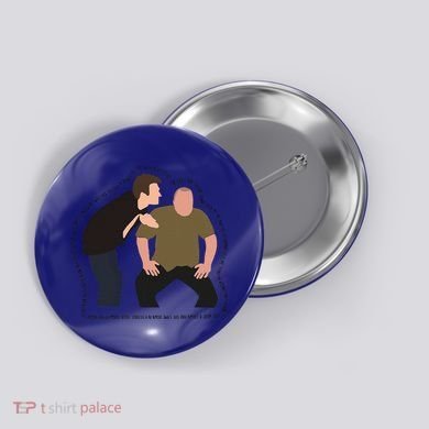 Her Sister Was A Witch Bro Funny Halloween Button