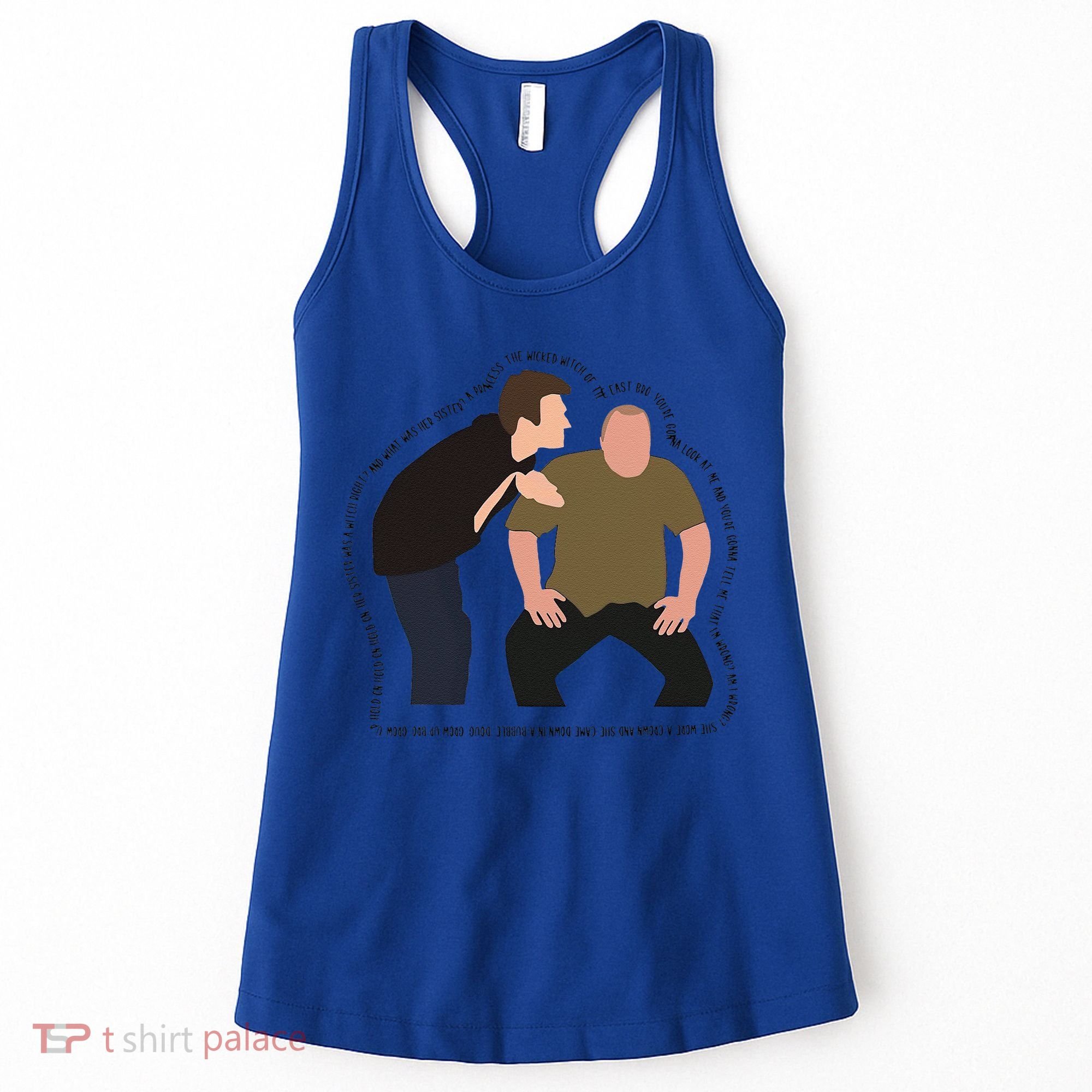 Her Sister Was A Witch Bro Funny Halloween Women's Tank Top