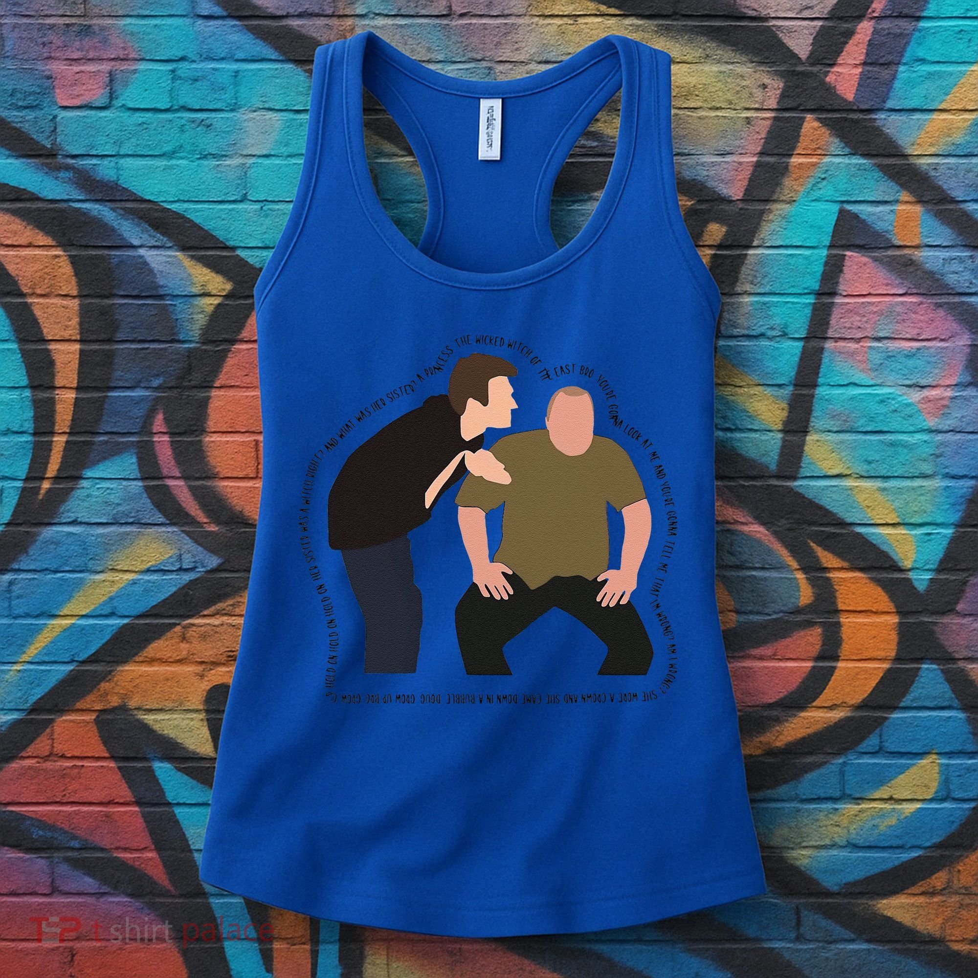 Her Sister Was A Witch Bro Funny Halloween Women's Tank Top