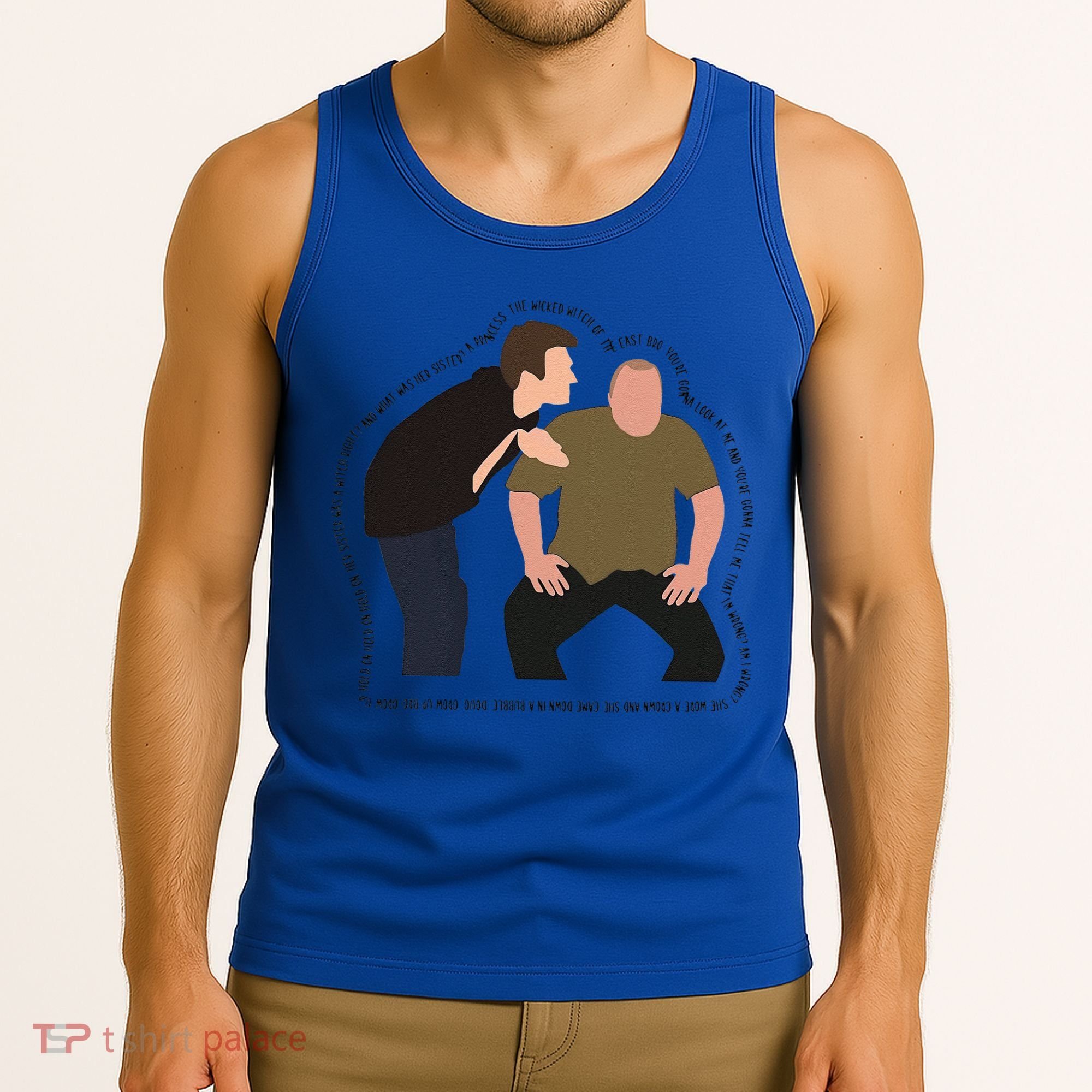 Her Sister Was A Witch Bro Funny Halloween Tank Top