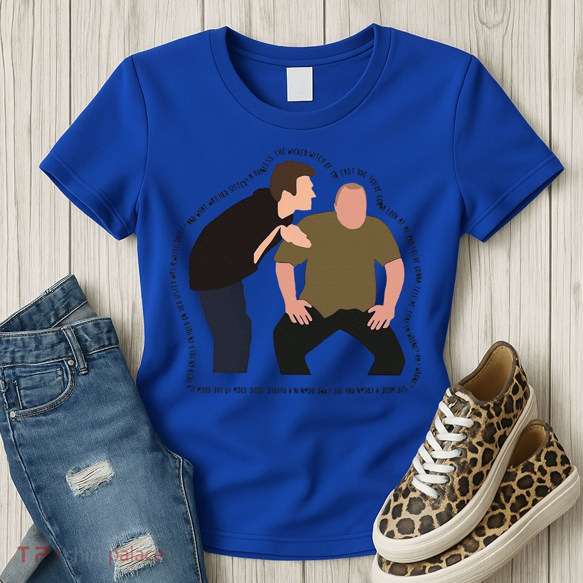 Her Sister Was A Witch Bro Funny Halloween Women's T-Shirt