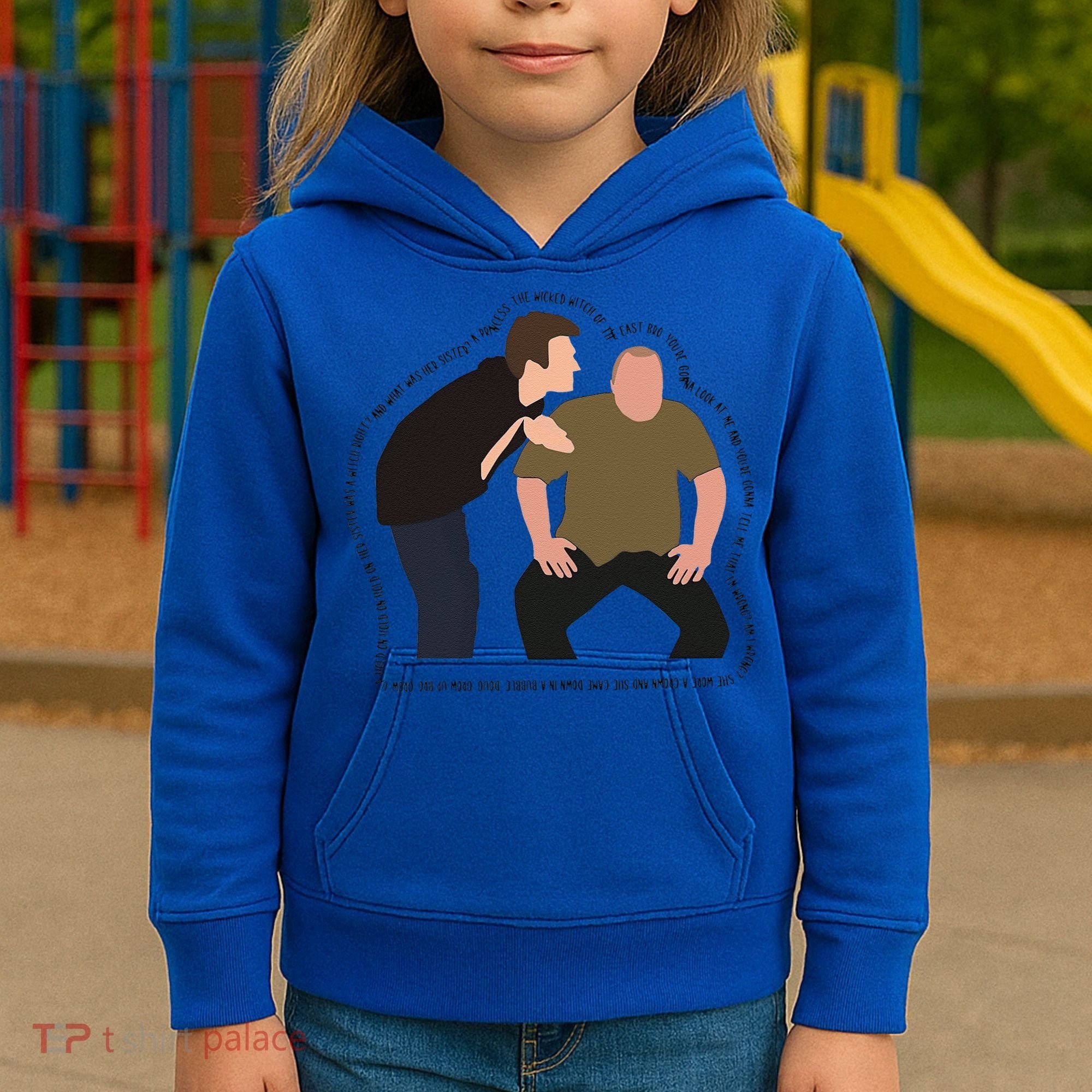 Her Sister Was A Witch Bro Funny Halloween Kids Hoodie