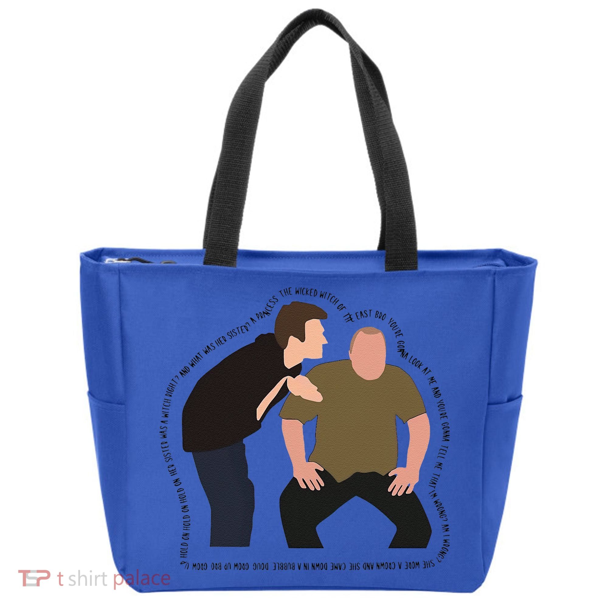Her Sister Was A Witch Bro Funny Halloween Tote Bag