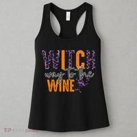 Halloween Spooky Witch Way To The Wine Drinking Matching Family Women's Tank Top thumb 3