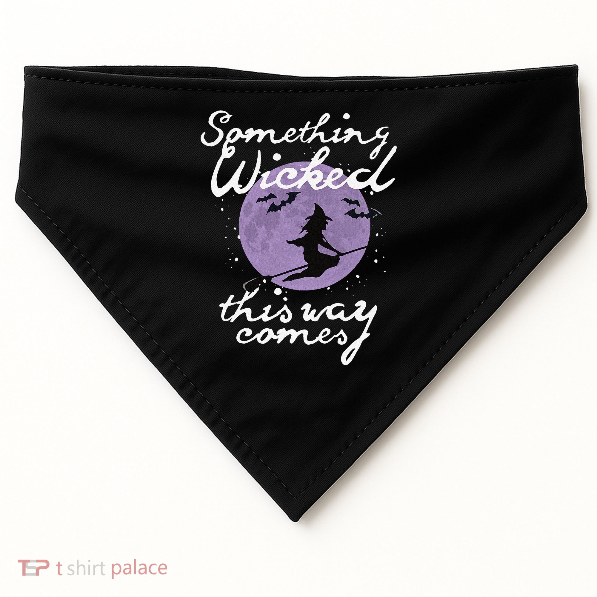 Halloween SOMETHING WICKED This WAY COMES Shakespeare USA-Made Doggie Bandana