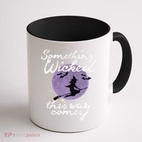 Halloween SOMETHING WICKED This WAY COMES Shakespeare Coffee Mug thumb 1